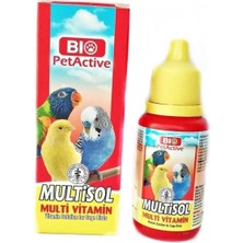 Happy Trend Fix Multisol Multivitamin Kuş Vitamini, Papağan Kanarya Muhabbet Kuşu, 30ML
