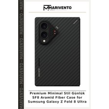 Premium Minimal Stil Günlük Sf8 Aramid Fiber Case For Sumsung Galaxy Z Fold 8 Ultra