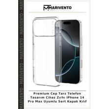 Premium Cep Tarz Telefon Tasarım Cihaz Zırhı iPhone 14 Pro Max Uyumlu Sert Kapak Kılıf