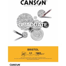 Happy Trend Graduate - C400110383 Bristol Block, Dın A4, 20 Yaprak, 180 G/m²