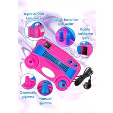 Happy Trend Çift Nozullu Balon Şişirme Makinesi, 600W, 220-240V, Parti