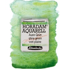 Happy Trend - Horadam® Aquarell, Süper Granülasyon, 14 933 044 Shire Yeşili, 1/2 Tava, Çok Güçlü Granül Renkleri, En Ince, Süper Granül Suluboya
