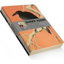 Happy Trend Ohara Kosan The Zen & Nature Series 4'lü Defter Seti, Çizgisiz, 64 Sayfa, 14X21CM, Çok Renkli