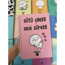 Happy Trend Çilekli Seni Sürekli Konuşan Ajanda-Akademik Ajanda Planlayıcı