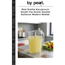 Özel Üretim Karıştırıcılı Sürahi Yaz Ikramı Günlük Kullanım Modern Mutfak