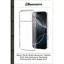 Delux Serisi Mobil Aksesuar Telefon Kılıfı Cep Koruyucu Samsung A16 Uyumlu Sert Kapak Kılıf