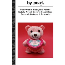 Özel Üretim Hediyelik Pembe Kutulu Ayıcık Sürpriz Sevdiklere Seçenek Dekoratif Oyuncak