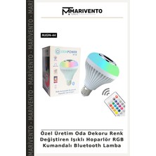 Özel Üretim Oda Dekoru Renk Değiştiren Işıklı Hoparlör Rgb Kumandalı Bluetooth Lamba