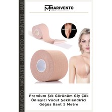 Premium Şık Görünüm Giy Çök Önleyici Vücut Şekillendirici Göğüs Bant 5 Metre