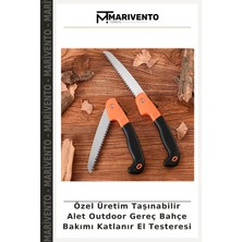 Özel Üretim Taşınabilir Alet Outdoor Gereç Bahçe Bakımı Katlanır El Testeresi