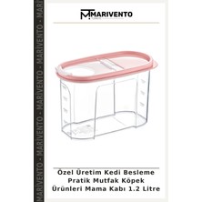 Özel Üretim Kedi Besleme Pratik Mutfak Köpek Ürünleri Mama Kabı 1.2 Litre