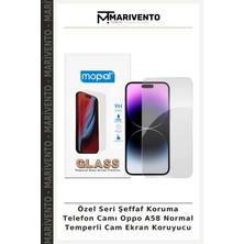 Özel Seri Şeffaf Koruma Telefon Camı Oppo A58 Normal Temperli Cam Ekran Koruyucu