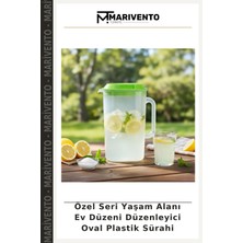 Özel Seri Yaşam Alanı Ev Düzeni Düzenleyici Oval Plastik Sürahi