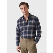 Lc Waikiki Yeni Sezon Lacivert Regular Fit Gabardin Erkek Gömlek