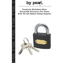 Premium Muhafaza Bina Güvenliği Koruyucu Gri Asma Kilit 50 mm Bahçe Dolap Kepenk