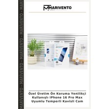 Özel Üretim Ön Koruma Yenilikçi Kullanışlı iPhone 16 Pro Max Uyumlu Temperli Kavisli Cam