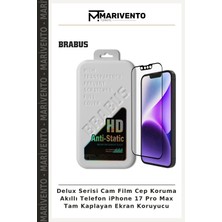 Delux Serisi Cam Film Cep Koruma Akıllı Telefon iPhone 17 Pro Max Tam Kaplayan Ekran Koruyucu