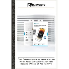 Özel Üretim Akıllı Kap Ekran Kalkanı Mobil Parça 3D Curved 150° Tam Koruma iPhone 17 Pro / 18 Pro