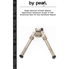 Doğa Sporları Pratik Aparat Operasyon Ekipmanı Super x Tac Picatinny Rail 22 mm Hareketli Bipod