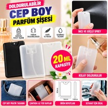 NW NessiWorld Ers 20 ml Doldurulabilir Mini Cep Boy Kolay Taşınabilir Çok Amaçlı Parfüm Şişesi(Adet Fiyatıdır)