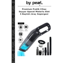 Premium Pratik Cihaz Seyyar Aparat Motorlu Alet 5 Başlıklı Araç Süpürgesi