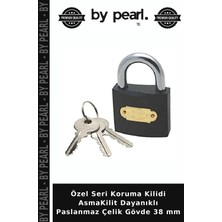 Özel Seri Koruma Kilidi Asmakilit Dayanıklı Paslanmaz Çelik Gövde 38 mm