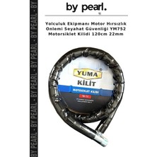 Yolculuk Ekipmanı Motor Hırsızlık Onlemi Seyahat Güvenliği YM752 Motorsiklet Kilidi 120CM 22MM