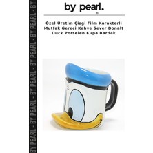 Özel Üretim Çizgi Film Karakterli Mutfak Gereci Kahve Sever Donalt Duck Porselen Kupa Bardak