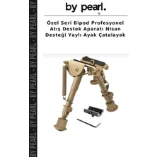 Özel Seri Bipod Profesyonel Atış Destek Aparatı Nisan Desteği Yaylı Ayak Çatalayak