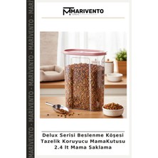 Delux Serisi Beslenme Köşesi Tazelik Koruyucu Mamakutusu 2.4 Lt Mama Saklama
