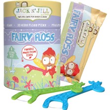 Happy Trend Jack N Jill Doğal Çocuk Diş Ipi - 30 Adet Ayrı Ayrı Paketlenmiş Diş Ipi