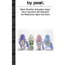 Özel Üretim Arkadaş Spor Tarz Sevimli 3D Desenli Su Matarası Bpa Içermez