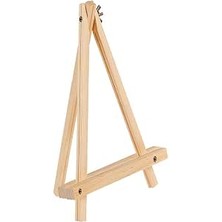 Happy Trend Şövale Masaüstü 1 Adet Büyük Boy Katlanabilir Tuval Şövalesi Akrobat Masa Üstü Sövale Ressam Sehbası