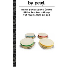 Delux Serisi Sahne Ürünü Ritim Ses Aracı Ahşap Tef Müzik Aleti 92-618