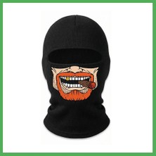 Astraltech Unisex Sakallı Puro Baskılı Balaklava 1 Adet Tek Beden Viskoz Kask Içi Outdoor Maske · Renk: Siyah · Beden: Standart Bezoss