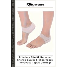 Premium Günlük Kullanım Enerjik Günler Silikon Topuk Koruyucu Topuk Gömleği