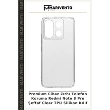 Premium Cihaz Zırhı Telefon Koruma Redmi Note 8 Pro Şeffaf Clear Tpu Silikon Kılıf