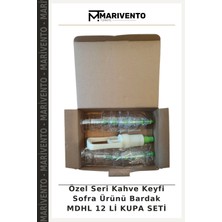 Özel Seri Kahve Keyfi Sofra Ürünü Bardak Mdhl 12 Li Kupa Seti