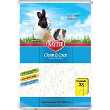Happy Trend Superpet, Clean & Cozy Streu Fare, Gerbil, Kemirgenler, Hamster, Tavşan Gibi Küçük Evcil Hayvanlar Için, Özellikle Emici Kağıt Kum,%99,9 Tozsuz, Beyaz, 49,2 L