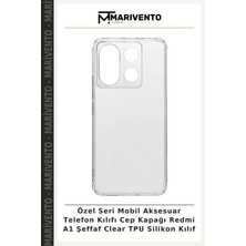 Özel Seri Mobil Aksesuar Telefon Kılıfı Cep Kapağı Redmi A1 Şeffaf Clear Tpu Silikon Kılıf