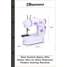 Özel Üretim Bahçe Ofis Dekor Mini Ev Dikiş Makinesi Pedallı Sewing Machine