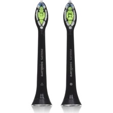 Happy Trend Sonicare Diamondclean Yedek Fırça Başlıkları, Siyah, 2 Paket, HX6062 / 94