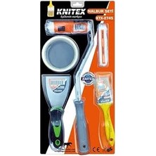 Happy Trend Parça Boyacı ve Nalbur Seti, Spatula, Kesme Fırçası, Yedek Rulo, Bant, 10CM Fırça Dahil