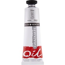 Happy Trend Rowney Graduate Yağlı Boya Grad Oil, 38 Ml, Silver