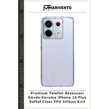 Premium Telefon Aksesuarı Gövde Koruma iPhone 14 Plus Şeffaf Clear Tpu Silikon Kılıf