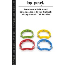 Premium Müzik Aleti Eğlence Aracı Ritim Calmak Ahşap Renkli Tef 94-430