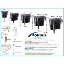 H-100 Askı Filtre 230 L/h H100 Akvaryum Şelale Filtresi (Askılı Filtre)