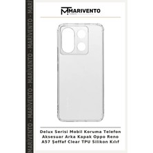 Delux Serisi Mobil Koruma Telefon Aksesuar Arka Kapak Oppo Reno A57 Şeffaf Clear Tpu Silikon Kılıf
