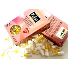 Happy Trend Slim Sigara Filtresi Tar Katran Süzer Ağızlık 5mm 6mm Uyumlu 25 Adet 1 Kutu Rose