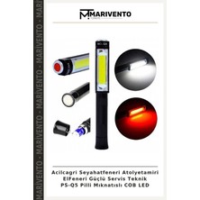 Acilcagri Seyahatfeneri Atolyetamiri Elfeneri Güçlü Servis Teknik Ps-Q5 Pilli Mıknatıslı Cob LED